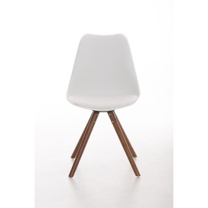 Silla de Diseño / Confidente ALMA nogal, muy exclusiva color negro