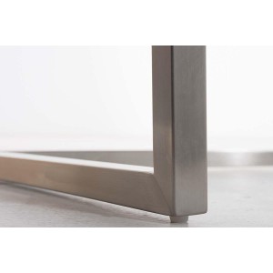 Sillón de Diseño TOKIO Piel, Estrucutura en Acero, en Piel Negro