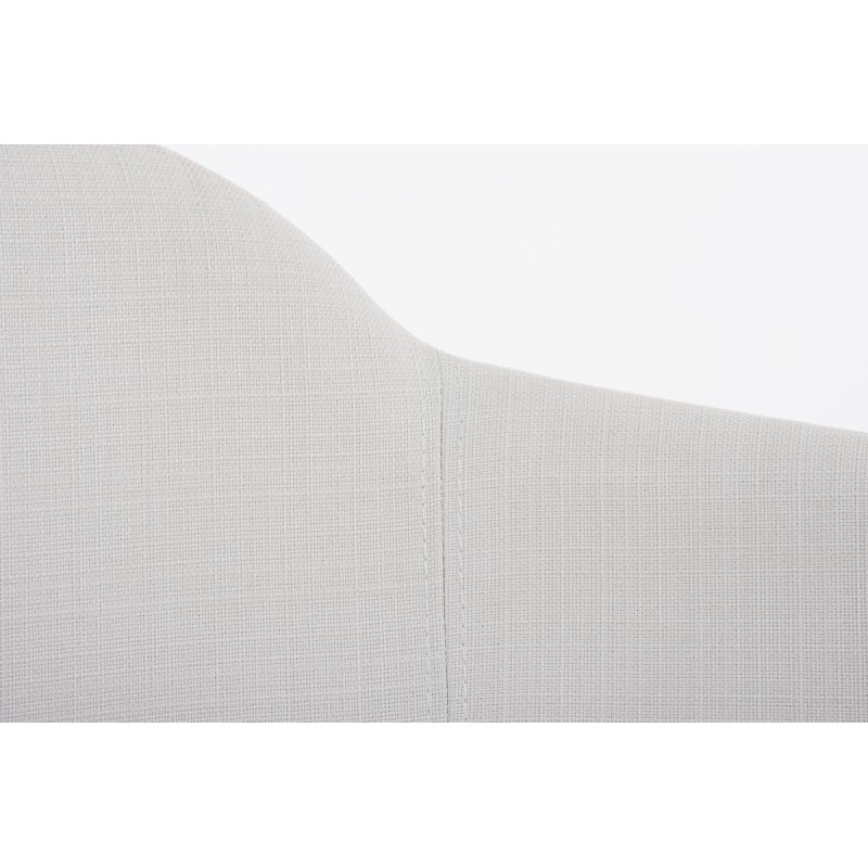 Sillón de Diseño TOKIO Tela, Estrucutura en Acero, en Tejido Blanco