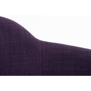 Sillón de Diseño TOKIO Tela, Estrucutura en Acero, en Tejido Blanco