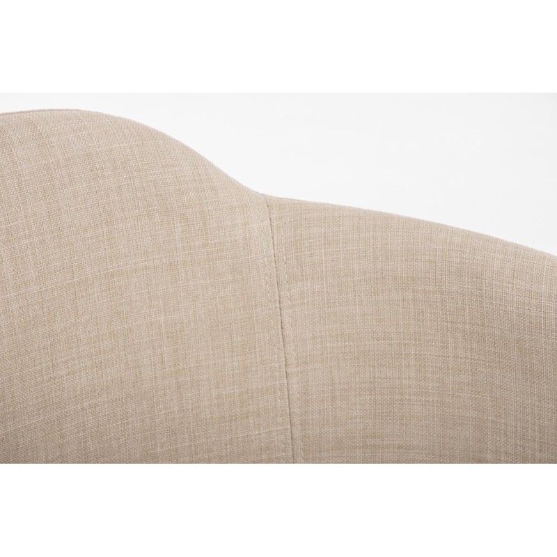 Sillón de Diseño TOKIO Tela, Estrucutura en Acero, en Tejido Blanco