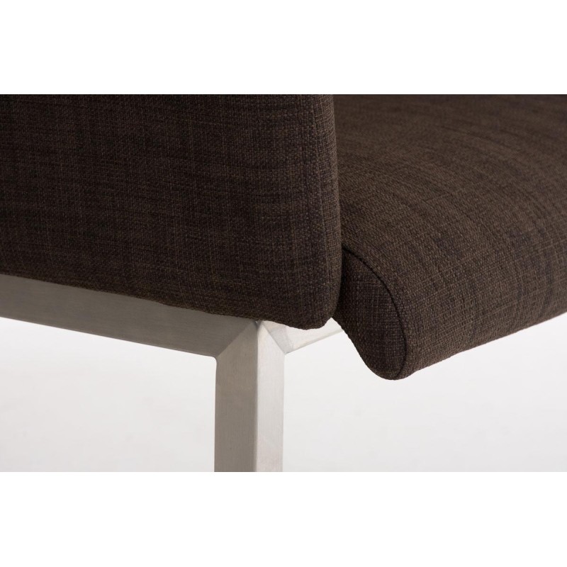 Sillón de Diseño TOKIO Tela, Estrucutura en Acero, en Tejido Blanco