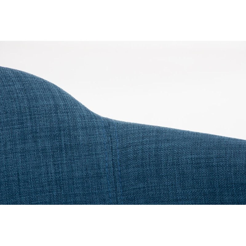 Sillón de Diseño TOKIO Tela, Estrucutura en Acero, en Tejido Blanco