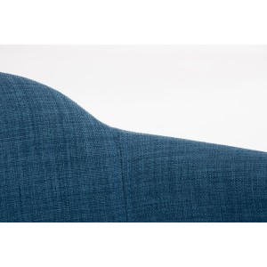 Sillón de Diseño TOKIO Tela, Estrucutura en Acero, en Tejido Blanco