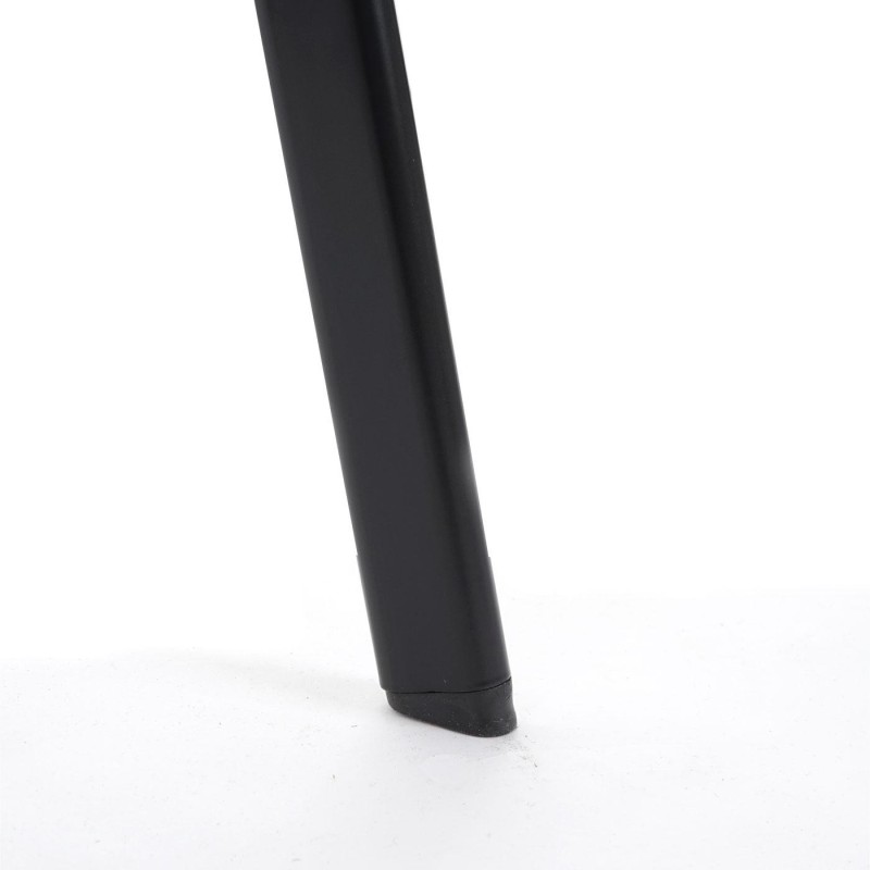 Lote 2 sillas de confidente NAPOLI, estructura metálica, color negro y patas negras