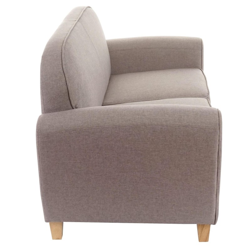 Sofá de 2 plazas ARTIS, elegante diseño y gran acolchado, piel negro