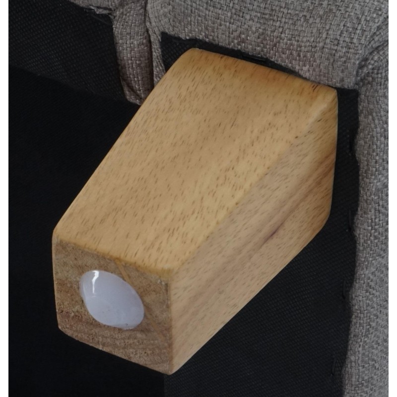 Sofá de 2 plazas ARTIS, elegante diseño y gran acolchado, piel negro