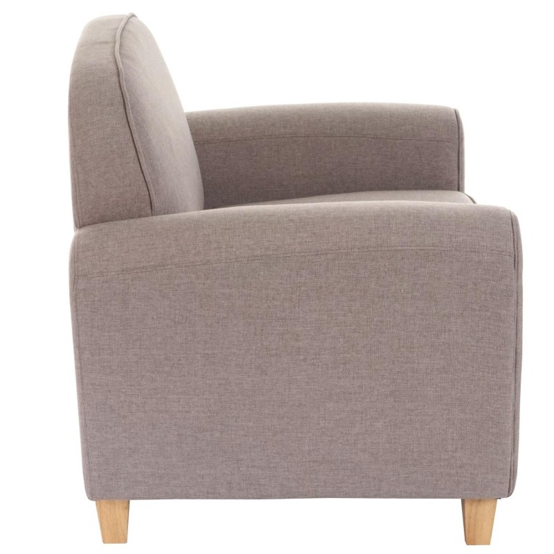 Sofá de 1 plaza ARTIS, elegante diseño y gran acolchado, piel negro