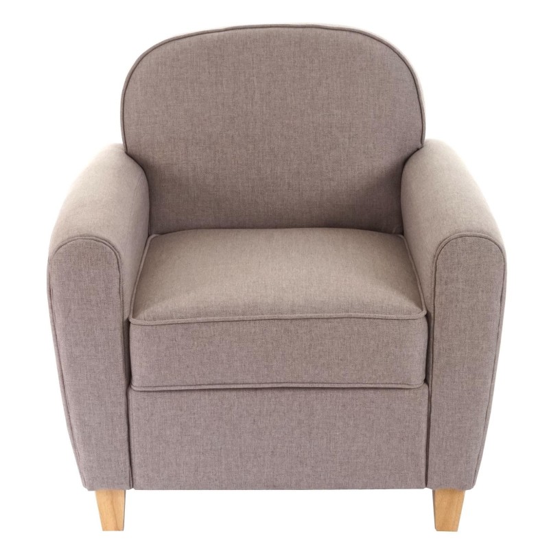 Sofá de 1 plaza ARTIS, elegante diseño y gran acolchado, piel negro