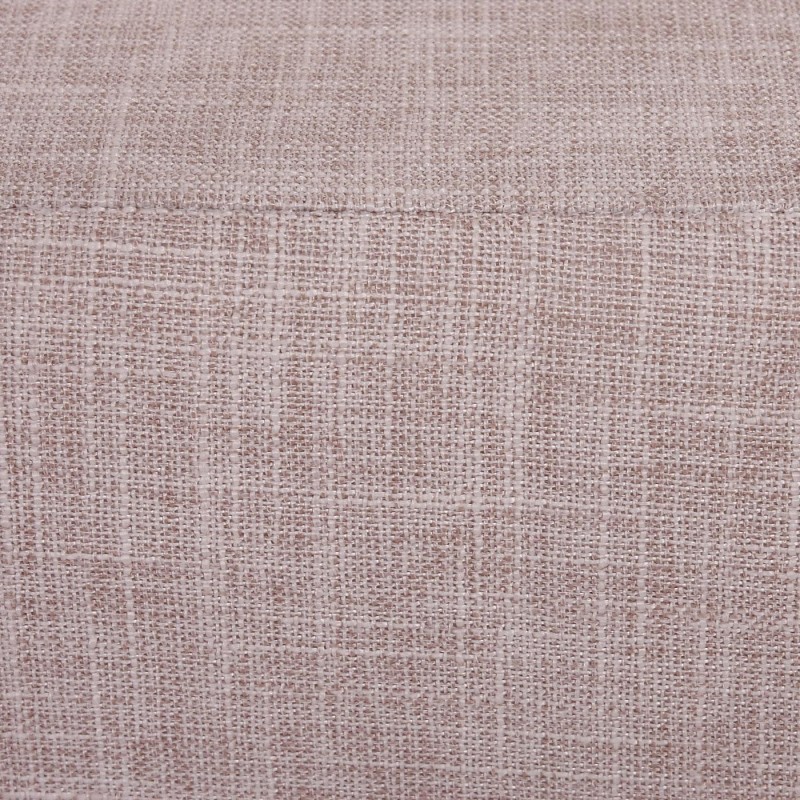 Sofá de 1 plaza INDUS, gran acolchado, tela marrón oscuro