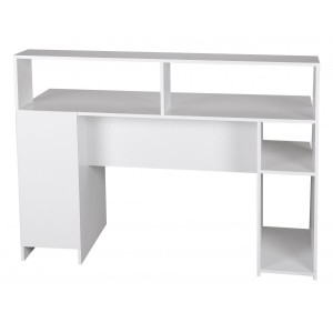 Mesa de Ordenador VIRGINIA, amplio espacio en blanco