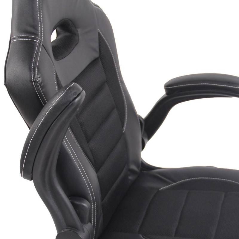 Silla gaming Deportiva LOTUS, malla color negro