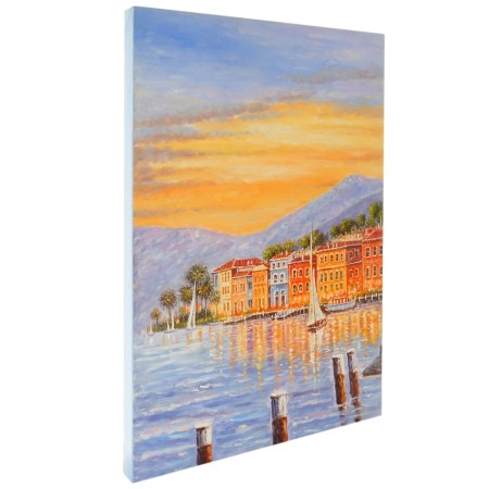 Cuadro ATARDECER 70x50x3,5 cm, pintado a mano al óleo 2