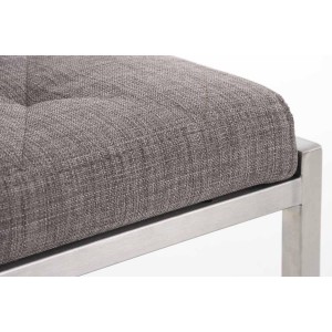 Silla de Confidente GALA TELA, bonito diseño, robusta y resistente, Tela Blanca