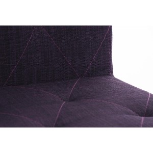 Silla de Confidente GALA TELA, bonito diseño, robusta y resistente, Tela Blanca