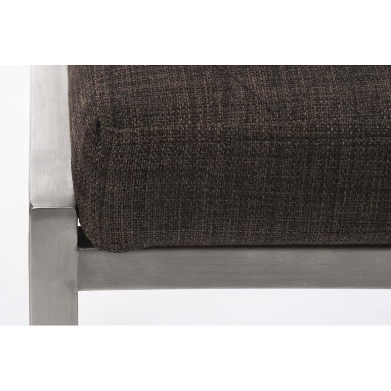 Silla de Confidente GALA TELA, bonito diseño, robusta y resistente, Tela Blanca