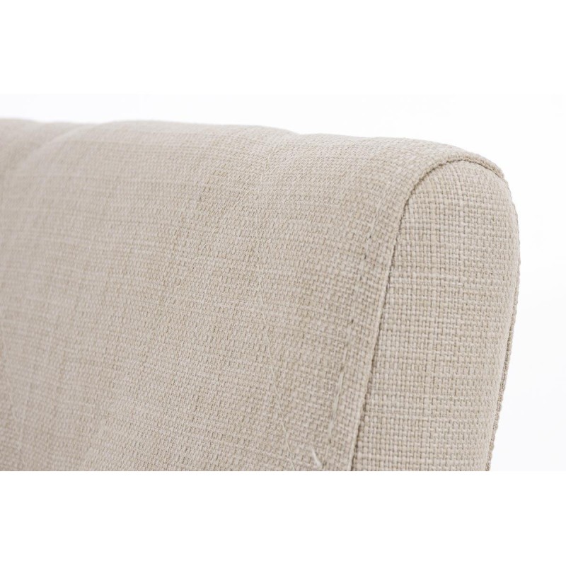 Silla de Confidente GALA TELA, bonito diseño, robusta y resistente, Tela Blanca