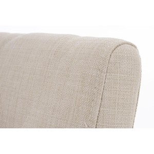 Silla de Confidente GALA TELA, bonito diseño, robusta y resistente, Tela Blanca