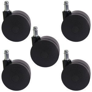 5x Ruedas para suelos Duros 11mm / 70mm ¡ soportan hasta 150kgs!