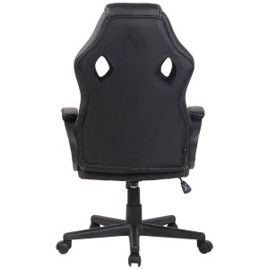 Silla gaming MONTMELO, diseño deportivo, color negro