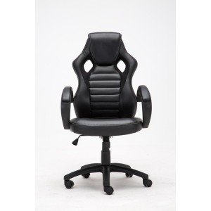 Silla gaming ASCARI, diseño deportivo, color negro