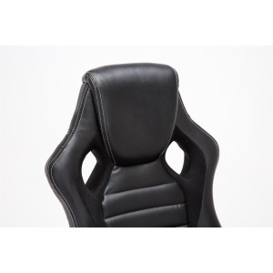 Silla gaming ASCARI, diseño deportivo, color negro