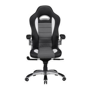 Silla Gaming NORIS de diseño deportivo, gran acolchado y para uso profesional de 8 horas, en negro