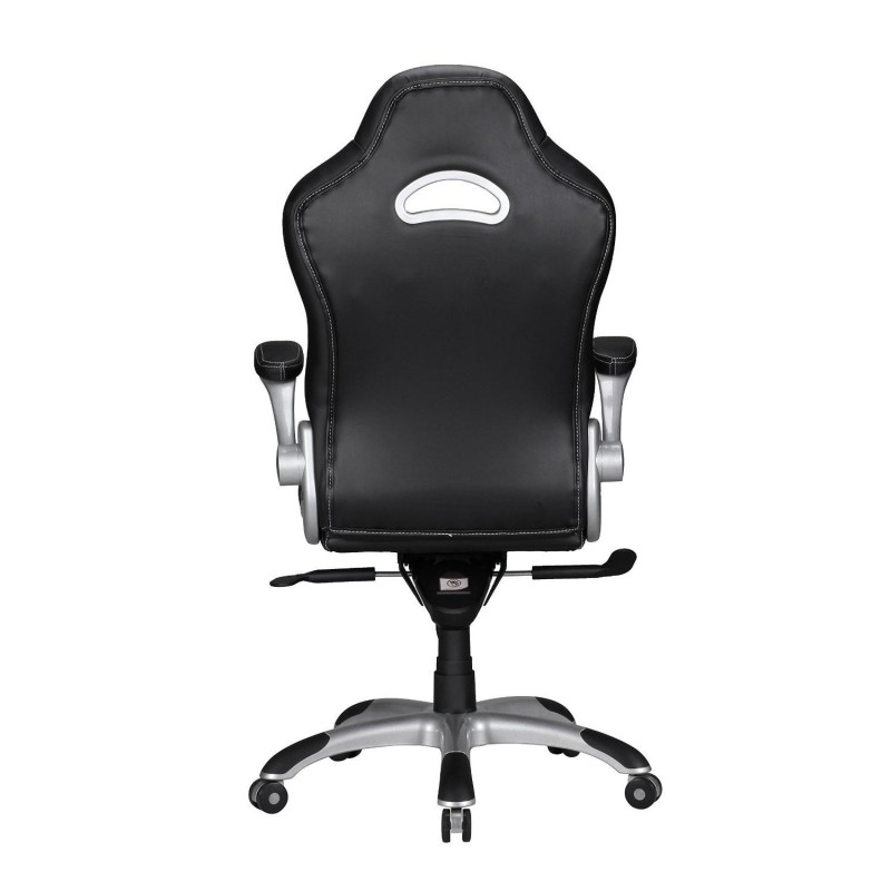 Silla Gaming NORIS de diseño deportivo, gran acolchado y para uso profesional de 8 horas, en negro
