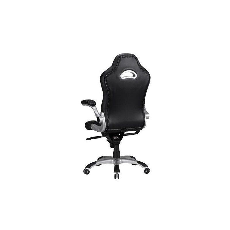 Silla Gaming NORIS de diseño deportivo, gran acolchado y para uso profesional de 8 horas, en negro