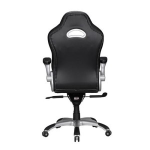 Silla Gaming NORIS de diseño deportivo, gran acolchado y para uso profesional de 8 horas, en negro
