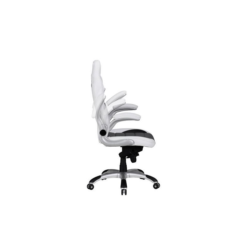 Silla Gaming NORIS de diseño deportivo, gran acolchado y para uso profesional de 8 horas, en negro