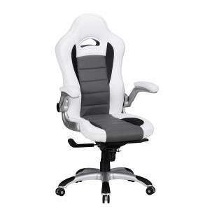 Silla Gaming NORIS de diseño deportivo, gran acolchado y para uso profesional de 8 horas, en negro