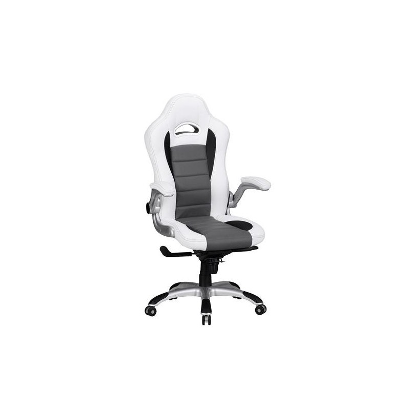 Silla Gaming NORIS de diseño deportivo, gran acolchado y para uso profesional de 8 horas, en negro