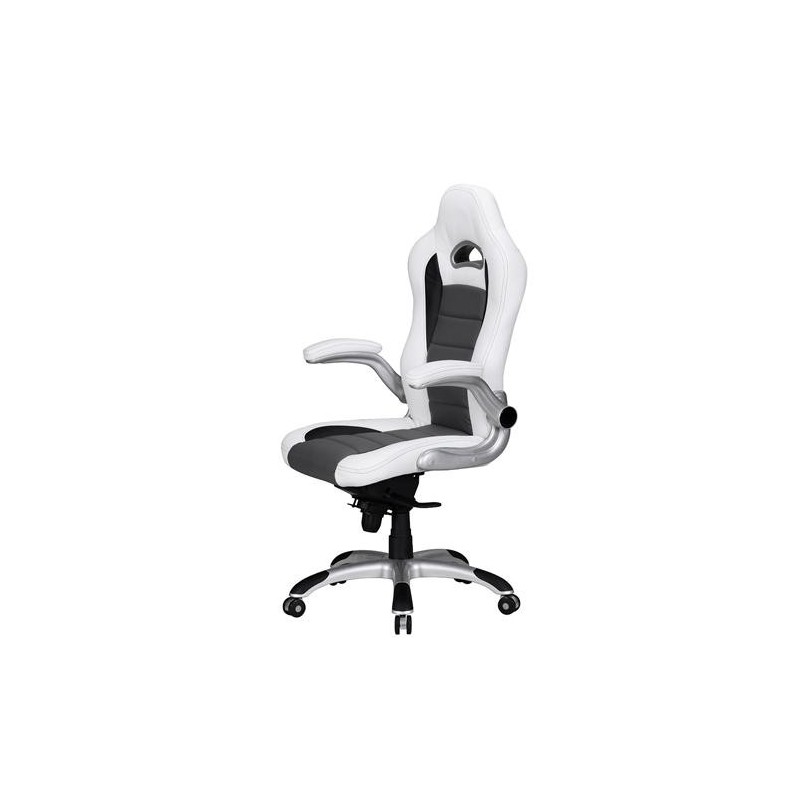 Silla Gaming NORIS de diseño deportivo, gran acolchado y para uso profesional de 8 horas, en negro