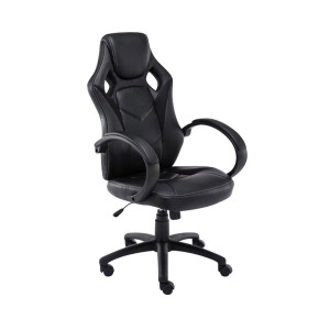 Silla gaming JARAMA, diseño deportivo, color negro