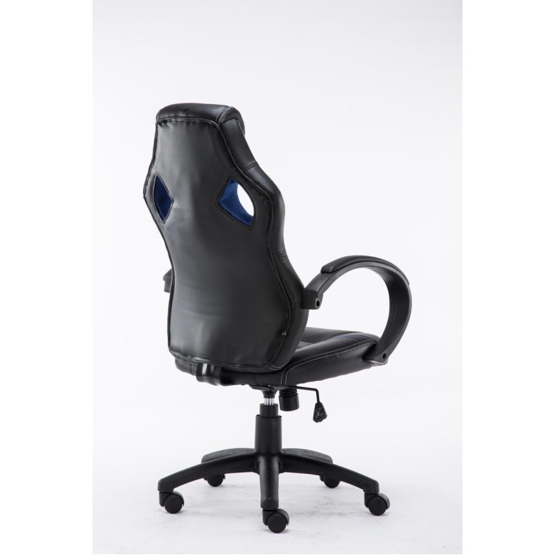 Silla gaming JARAMA, diseño deportivo, color negro