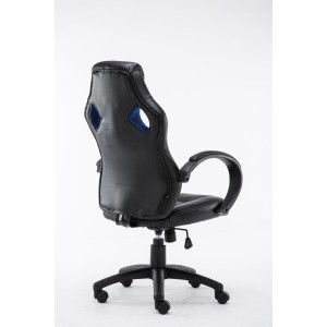 Silla gaming JARAMA, diseño deportivo, color negro