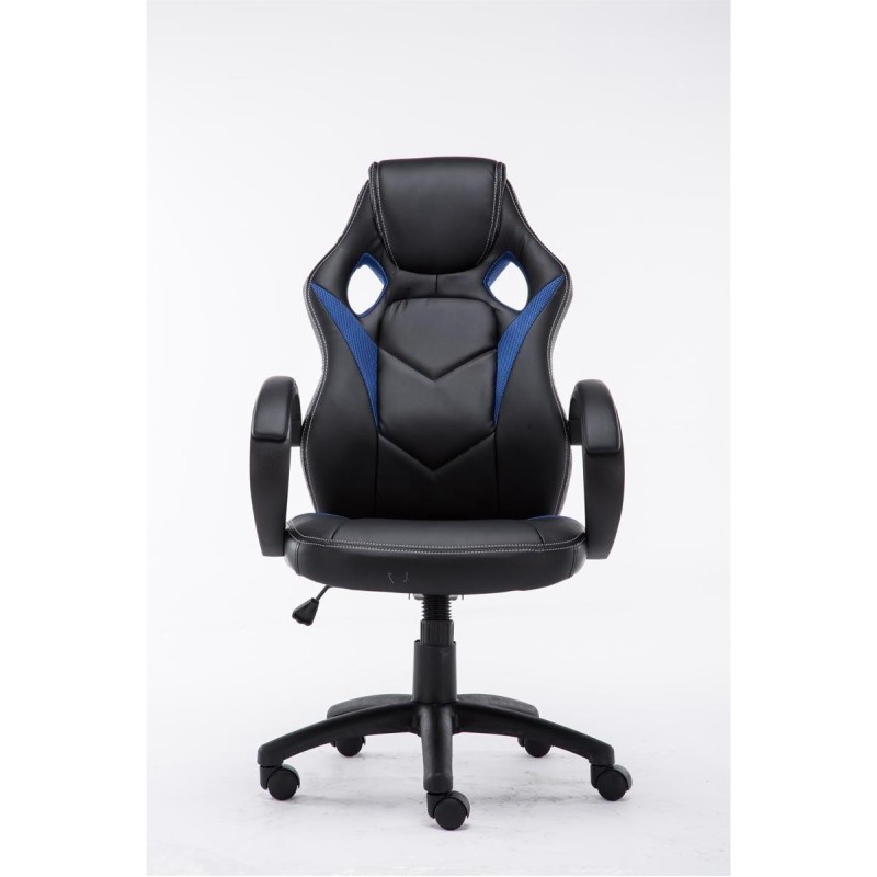 Silla gaming JARAMA, diseño deportivo, color negro