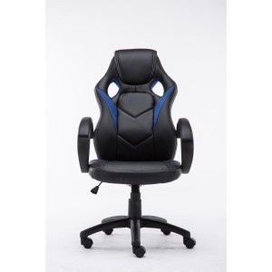 Silla gaming JARAMA, diseño deportivo, color negro