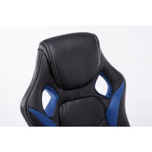 Silla gaming JARAMA, diseño deportivo, color negro