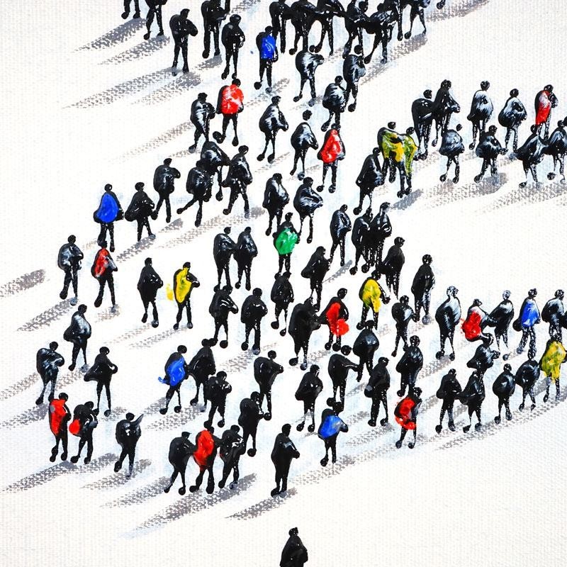 Cuadro MARILYN 100x100x3,5, pintado a mano al óleo