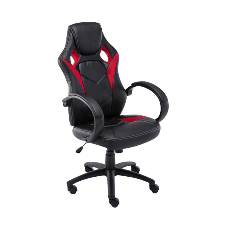 Silla gaming JARAMA, diseño deportivo, color negro