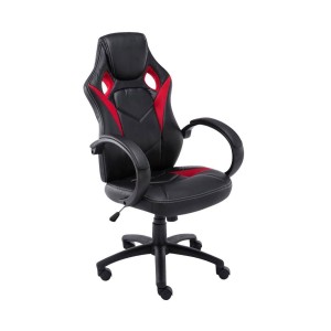 Silla gaming JARAMA, diseño deportivo, color negro