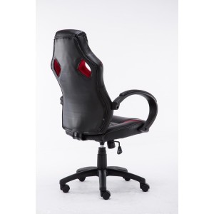 Silla gaming JARAMA, diseño deportivo, color negro