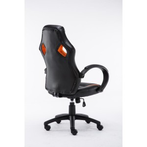 Silla gaming JARAMA, diseño deportivo, color negro