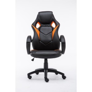 Silla gaming JARAMA, diseño deportivo, color negro