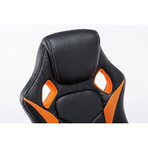 Silla gaming JARAMA, diseño deportivo, color negro