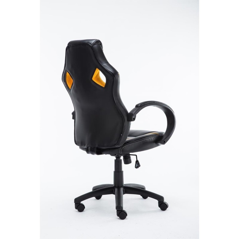 Silla gaming JARAMA, diseño deportivo, color negro