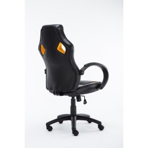Silla gaming JARAMA, diseño deportivo, color negro