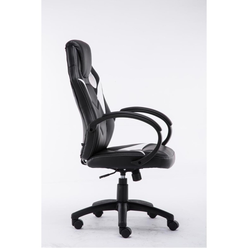 Silla gaming JARAMA, diseño deportivo, color negro